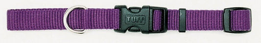 Coastal Adjustable Nylon Dog Collar with Plastic Buckle Purple, 1ea/3/8 In X 812 in