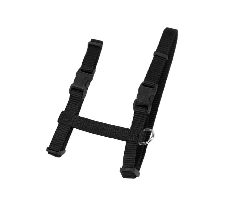 Coastal Figure H Adj. Nylon Cat Harness, Black, 3/8 in x 10-18 in
