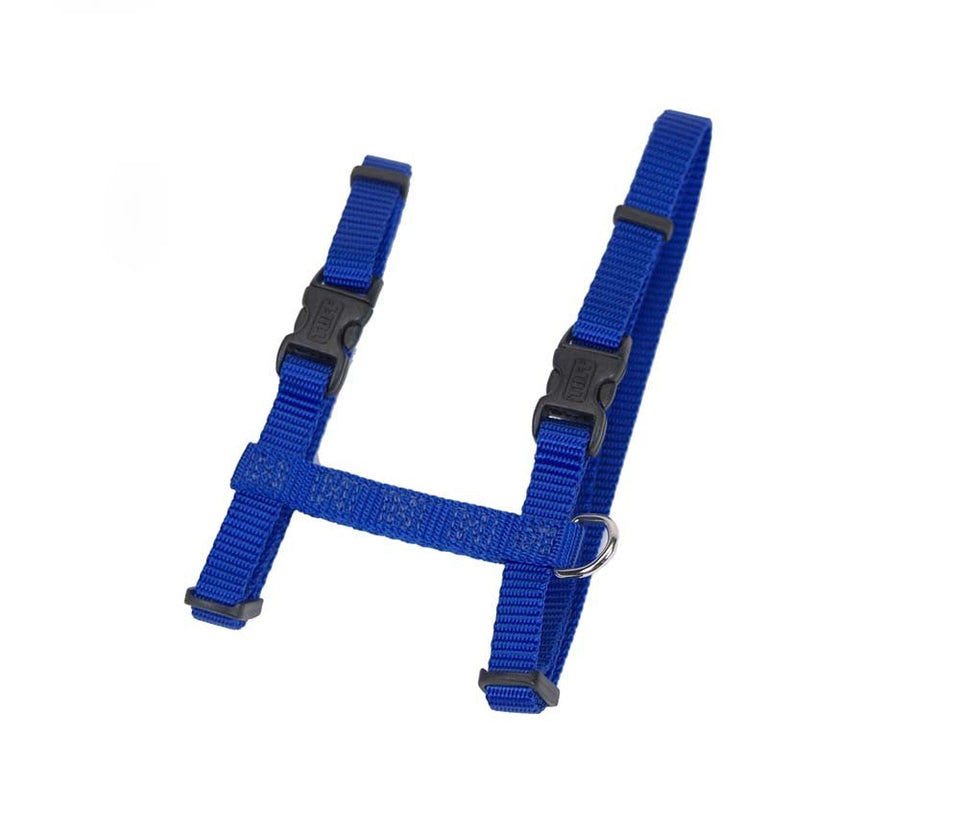 Coastal Figure H Adjustable Nylon Cat Harness, Blue, 3/8 in x 10-18 in