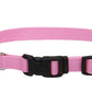 Coastal Adjustable Nylon Dog Collar with Plastic Buckle Bright Pink, 1ea/3/4 In X 1420 in - Pets Perfect