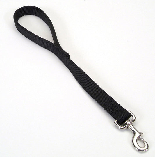 Coastal DoublePly Nylon Traffic Dog Leash Black, 1ea/1 In X 24 in