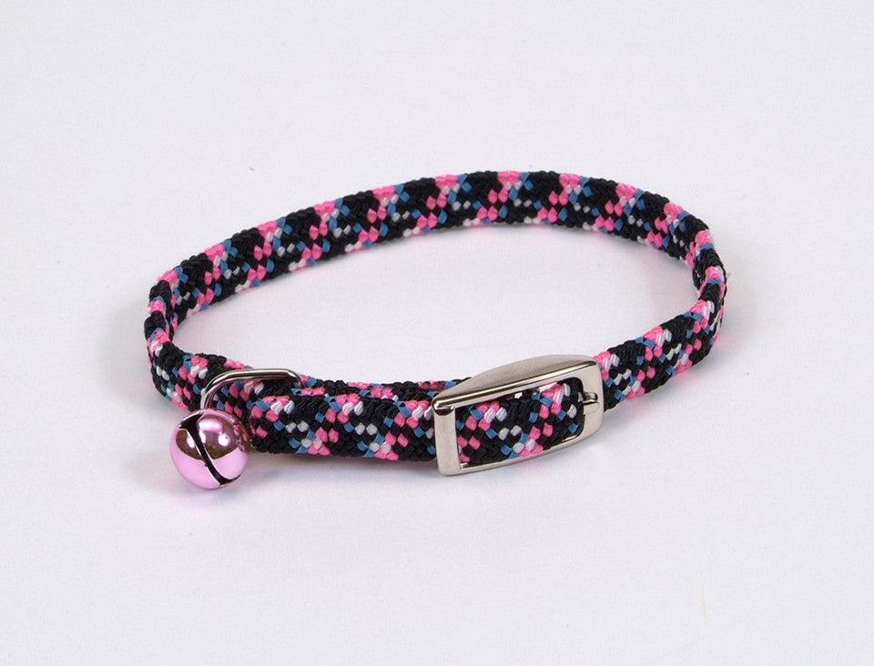 Lil Pals Elasticized Safety Kitten Cat Collar with Reflective Threads