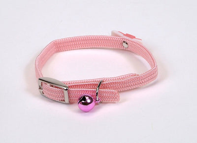 Lil Pals Elasticized Safety Kitten Cat Collar with Jeweled Bow
