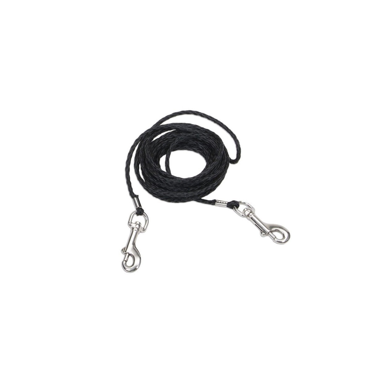Coastal Poly Cat Tie Out Black, 1ea/1/8 In X 10 ft - Pets Perfect