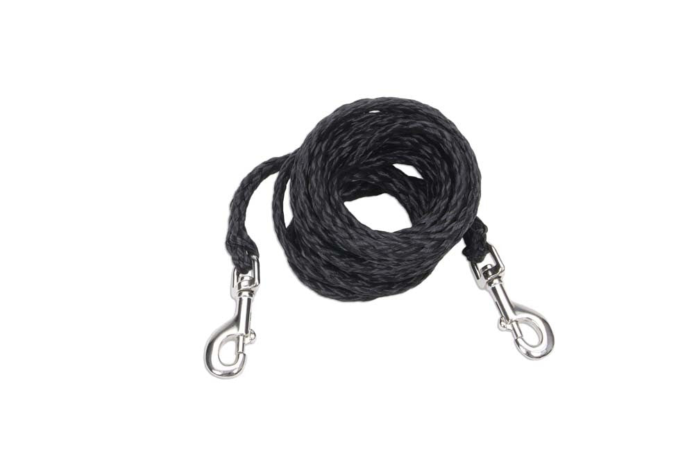 Coastal Poly Big Dog Tie Out Black, 1ea/3/8 In X 20 ft - Pets Perfect