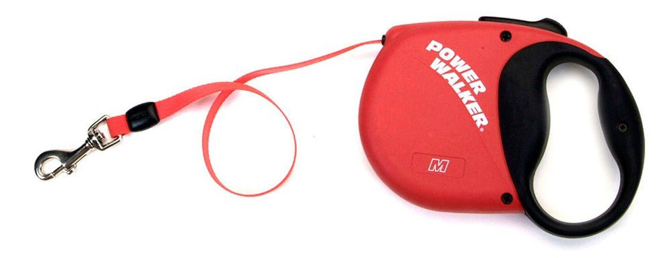 Coastal Retractable Dog Leash Red, 16 ft, Medium