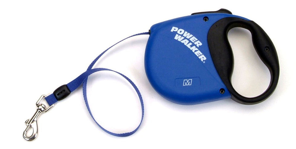 Coastal Retractable Dog Leash, Blue, 16 ft, Medium