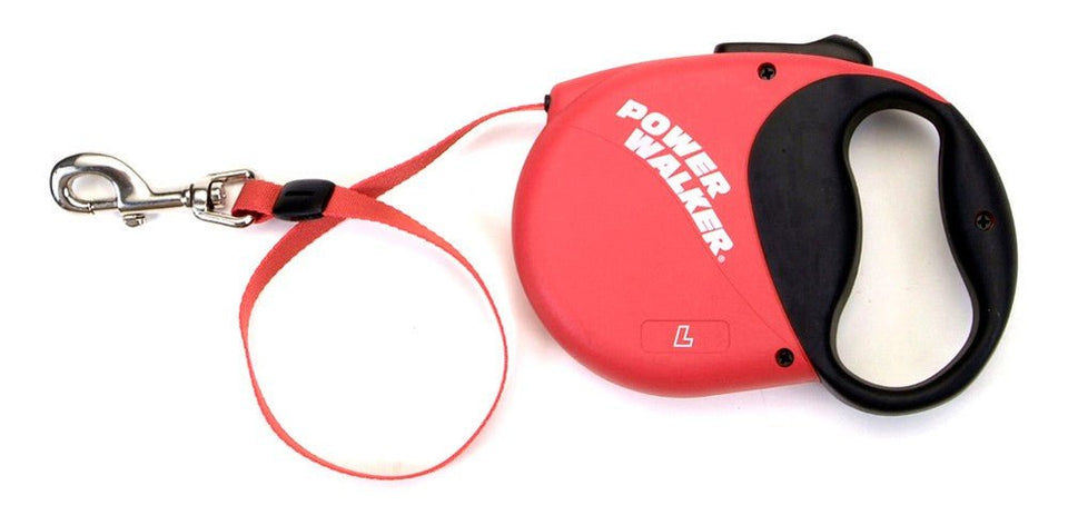 Coastal Retractable Dog Leash Red, 16 ft, Large