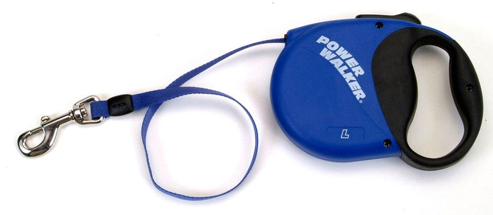 Coastal Retractable Dog Leash, Blue, 16 ft, Large