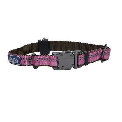 Coastal K9 Explorer 5/8 in Adj Dog Collar Rosebud Pink (10-14 in) - Pets Perfect