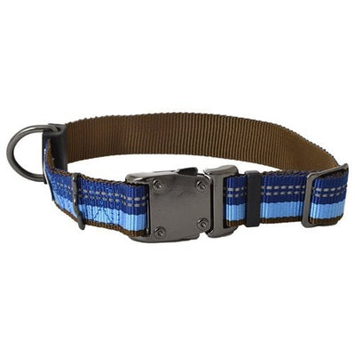 Coastal K9 Explorer 5/8 in Adj Dog Collar Sapphire Blue (10-14 in) - Pets Perfect