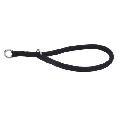 Coastal Round Nylon Training Dog Collar Black, 3/8 in x 22 in
