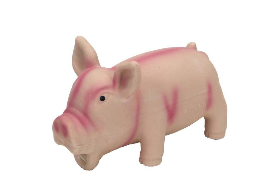 Rascals Latex Dog Toy Pig, 6.25 in