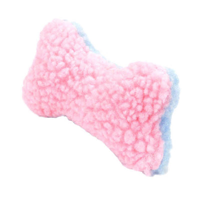 Lil Pals Li'l Pals Fleece Dog Toys Bone, 4.5 in