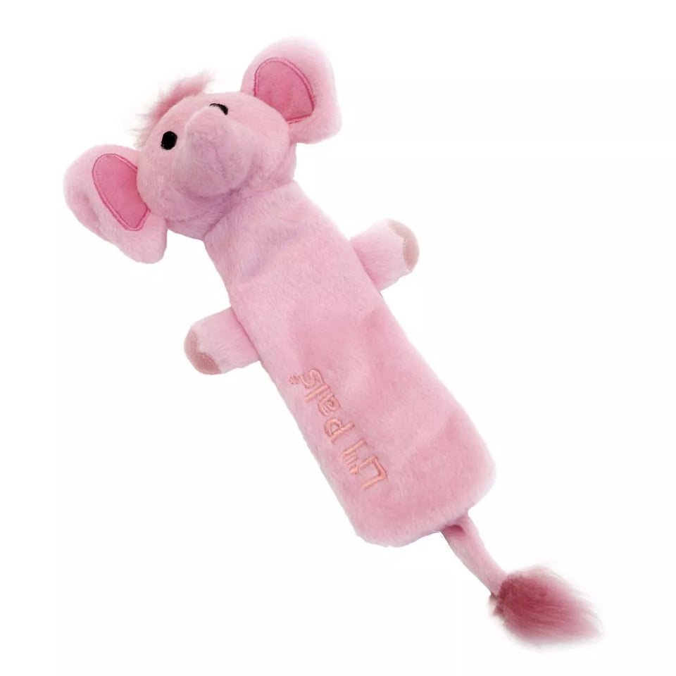 Coastal Pet Li'l Pals Plush Crinkle Elephant Dog Toy 8.5 in