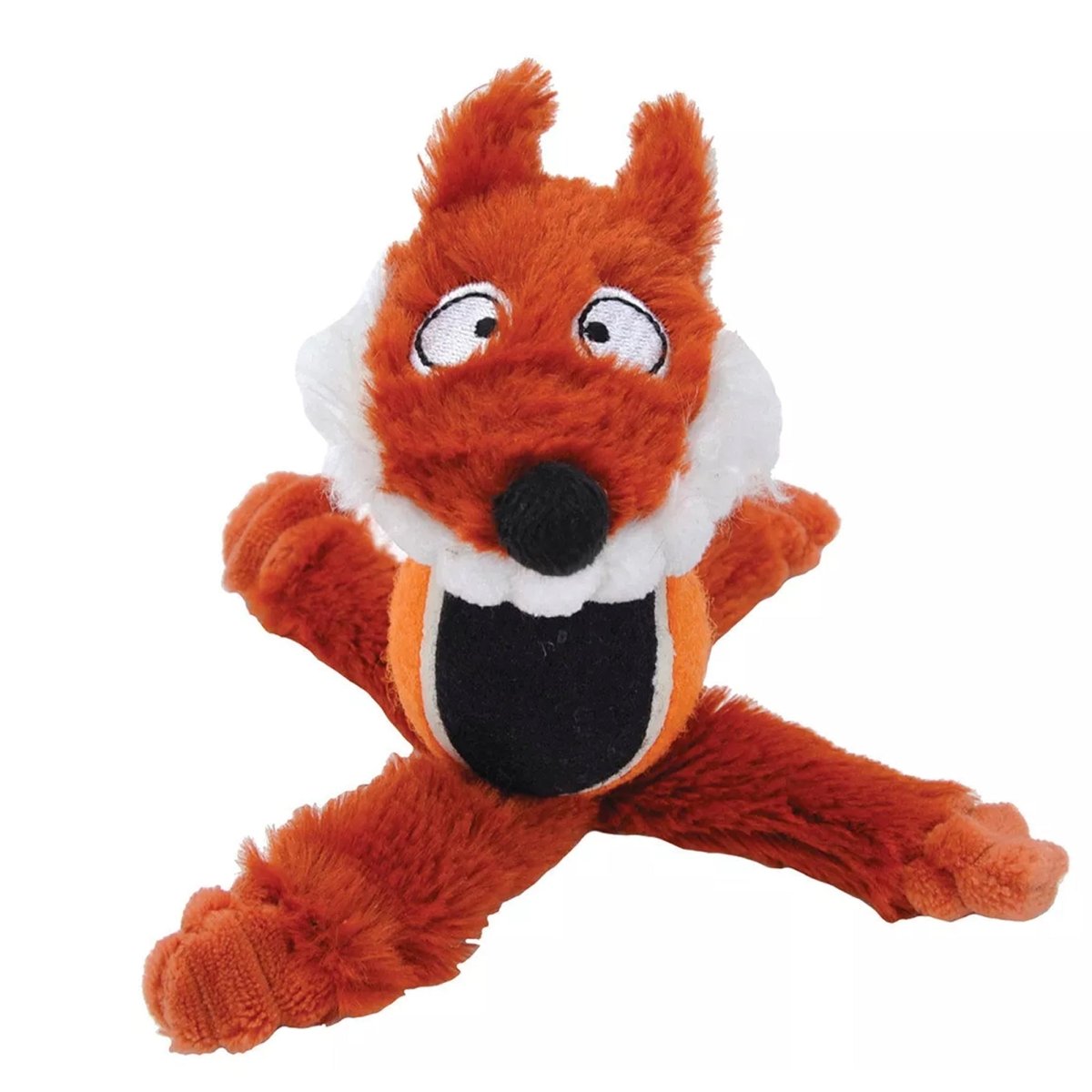 Coastal Pet Li'l Pals Tennis Ball Plush Dog Toys Fox 6" - Pets Perfect