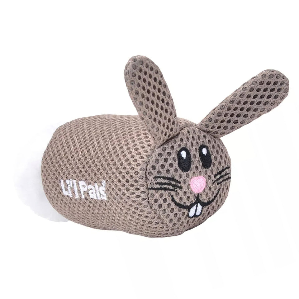 Coastal Pet Li'l Pals Mesh Dog Toy Rabbit 5 in