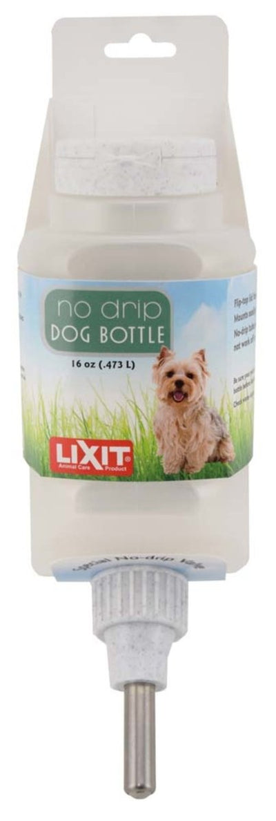 Lixit Top Fill Dog Water Bottle White 16 oz