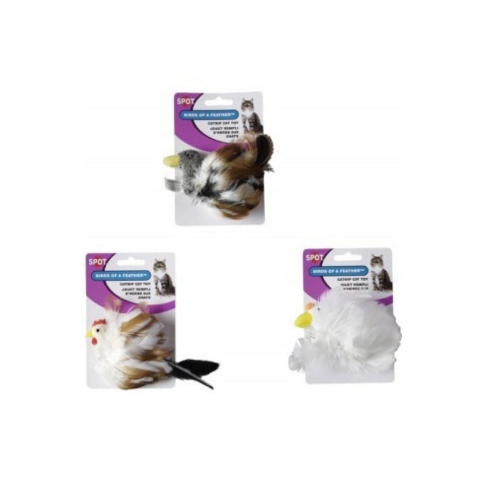Spot 6" Birds of a Feather Assorted - Cat Toys Interactive