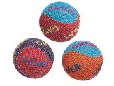 Spot Burlap Ball Catnip Toy Assorted 1.5 in 3 Pack - Pets Perfect