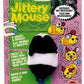 Spot Jittery Mouse Plush Cat Toy Gray; White 3 in - Pets Perfect
