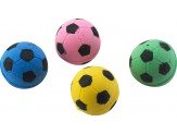 Spot Sponge Soccer Ball Cat Toy Multi - Color 4 Pack - Pets Perfect