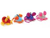Spot Rattle Clatter Mouse Cat Toy with Catnip Assorted 9 in Large - Pets Perfect