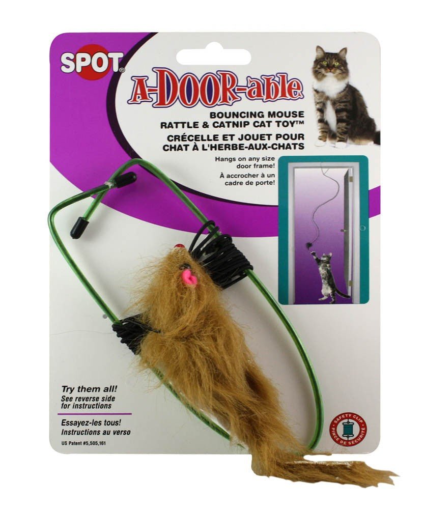 Spot A - Door - Able Bouncing Mouse Catnip Toy Assorted - Pets Perfect