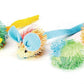 Spot Stringy Mice and Ball Cat Toy with Catnip Assorted 2 in 4 Pack - Pets Perfect