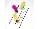 Ethical Pet Feather Boa Toy W/Wand & Catnip - Pets Perfect