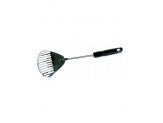 Spot Chrome Cat Litter Scoop with Plastic Handle Black 12 in - Pets Perfect