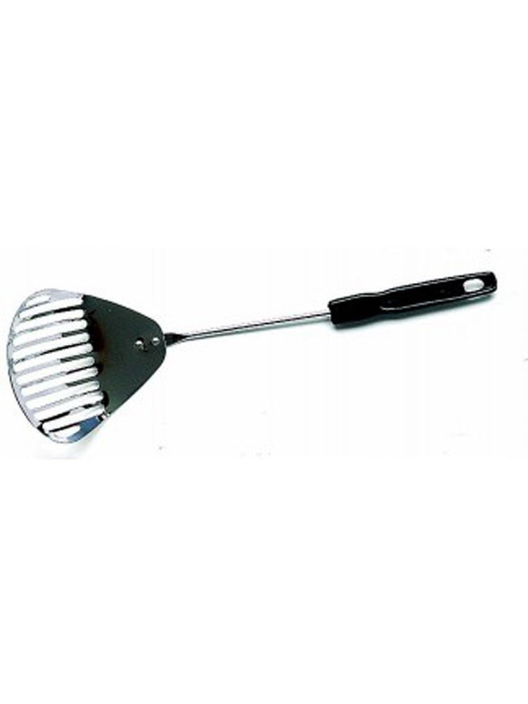 Spot Chrome Cat Litter Scoop with Plastic Handle Black 12 in - Pets Perfect