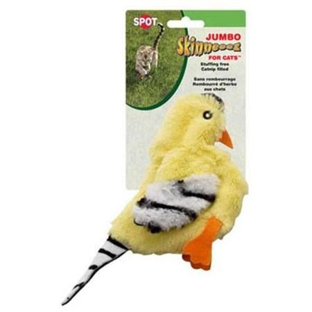 Spot Ethical Jumbo Skinneeez for Cats - Exotic Series Goldfinch