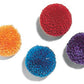 Spot Wool Pom Poms Cat Toy with Catnip Assorted 1.5 in 4 Pack - Pets Perfect