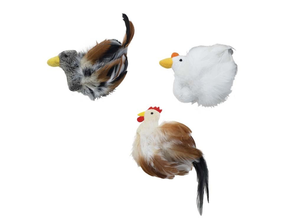 Spot Birds of a Feather Catnip Toy Assorted 6 in - Pets Perfect
