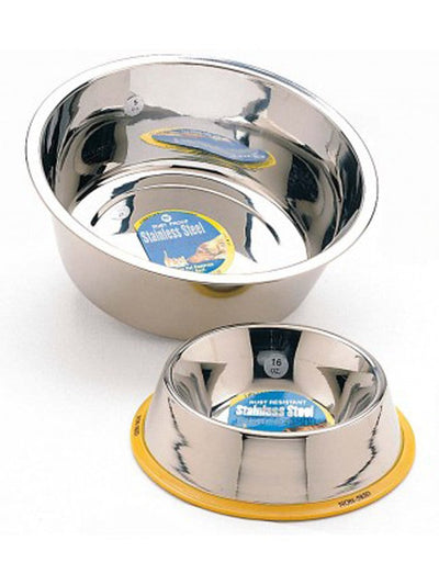 Spot Stainless Steel Mirror Finish NoTip Dog Bowl, Silver, 16 oz