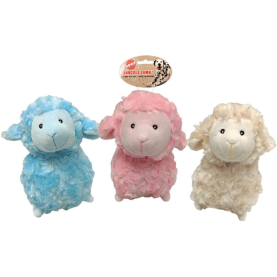 Ethical Snuggle Lamb Plush Dog Toy - Assorted Pastel Colors