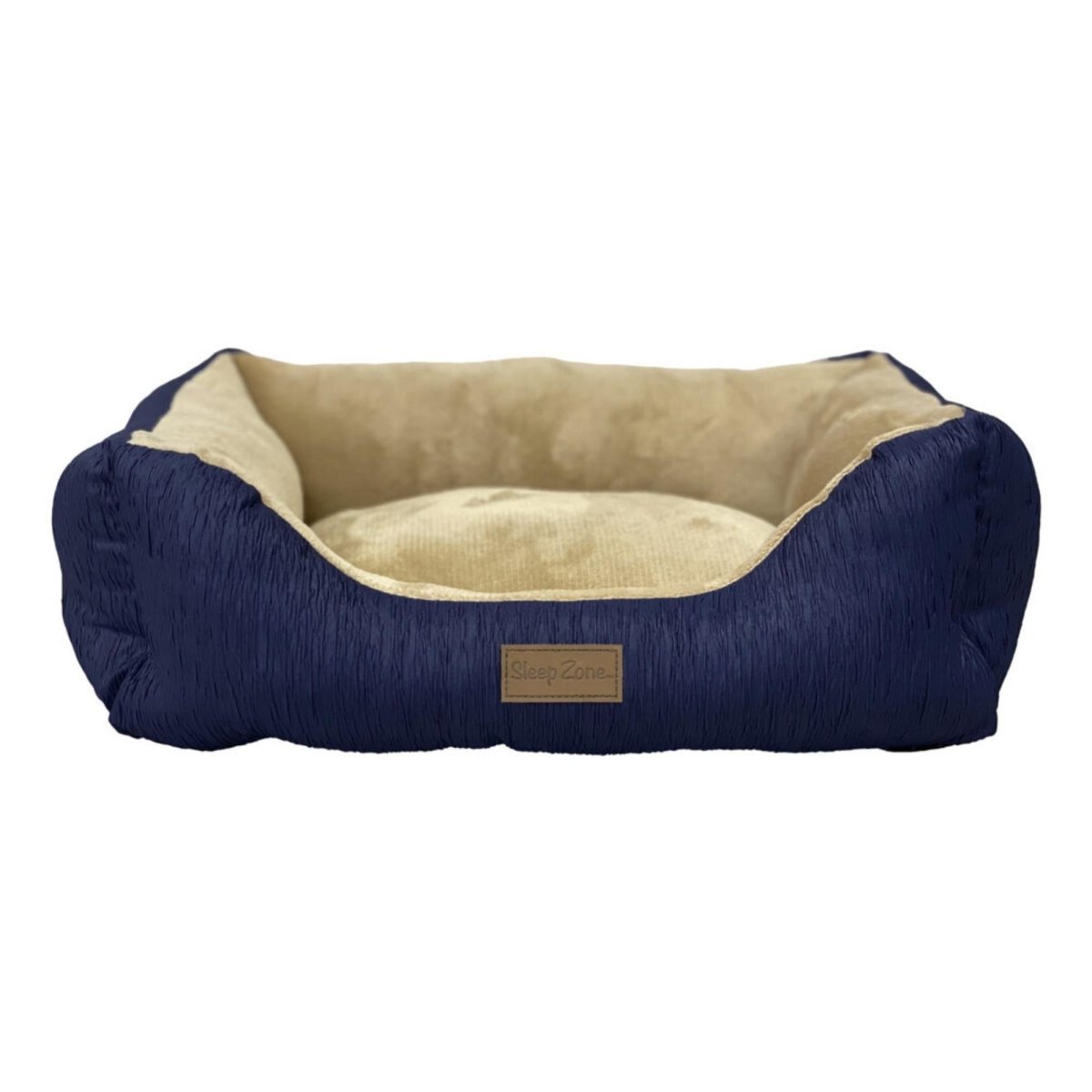 Ethical Pet Sleep Zone Wood Grain Stepin 20" Navy - Pets Perfect