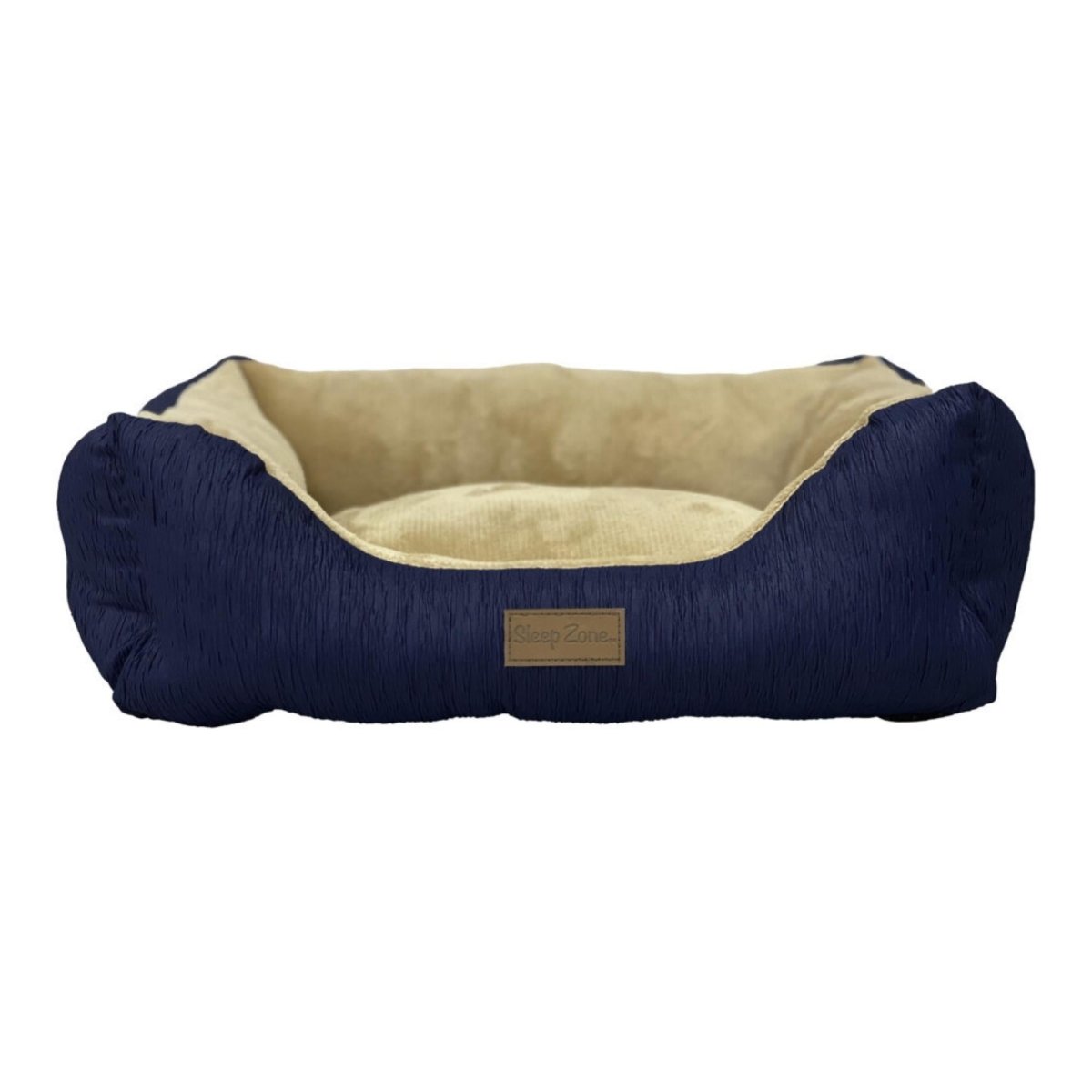Ethical Pet Sleep Zone Wood Grain Stepin 26" Navy - Pets Perfect