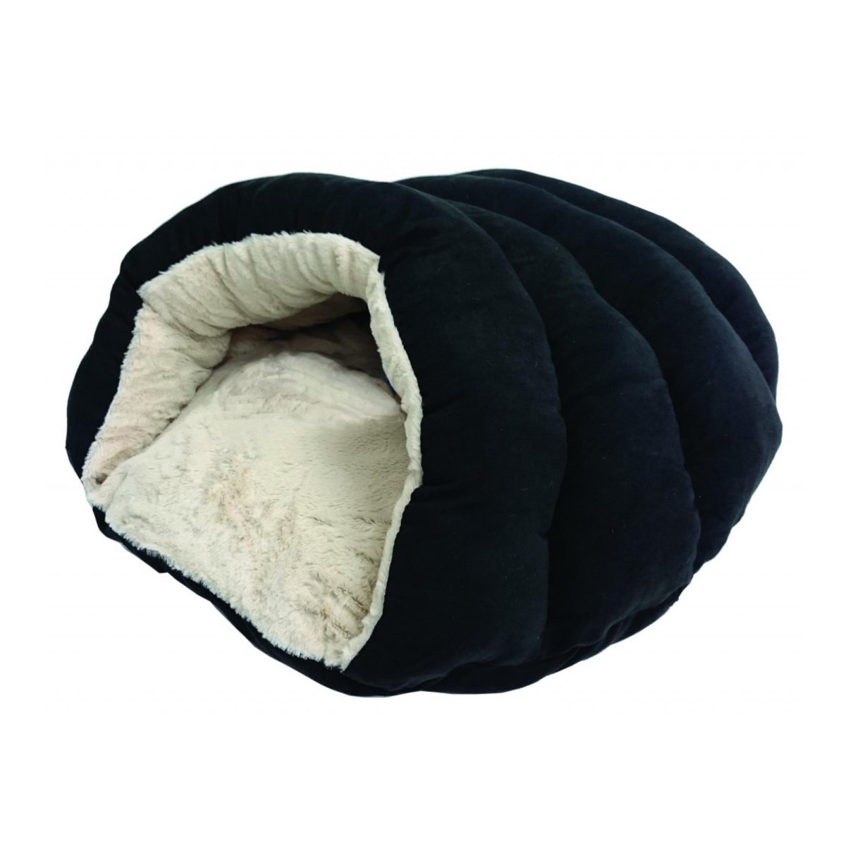 Ethical Pet Sleep Zone Cuddle Cave 22"Black - Pets Perfect