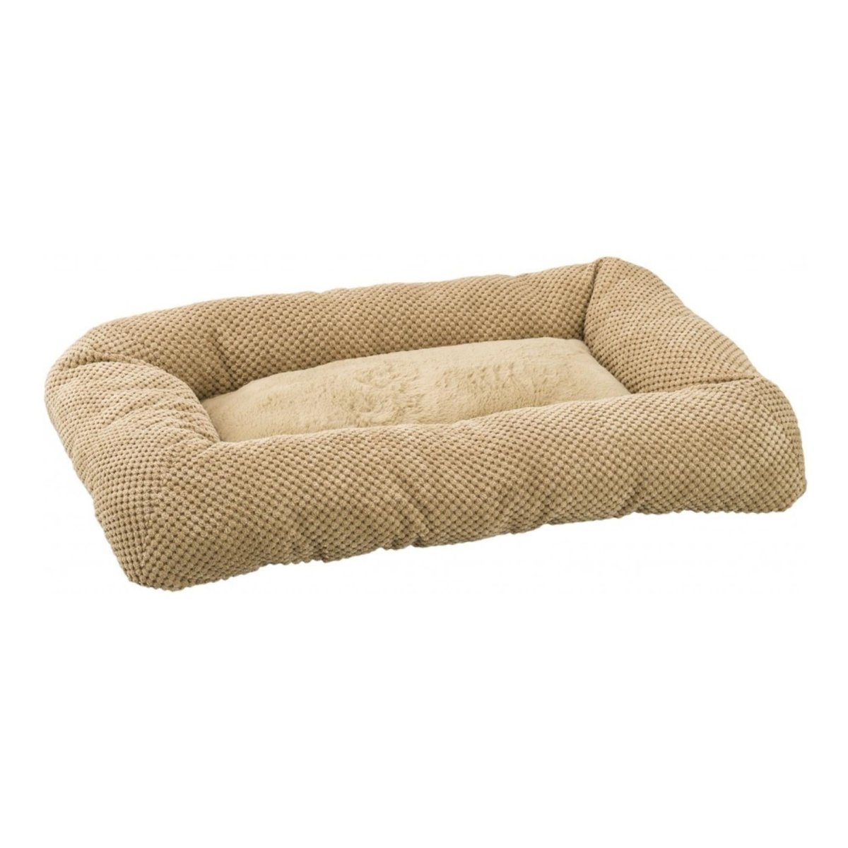 Ethical Pet Sleep Zone Twill Low Bumper 26" Tan - Pets Perfect