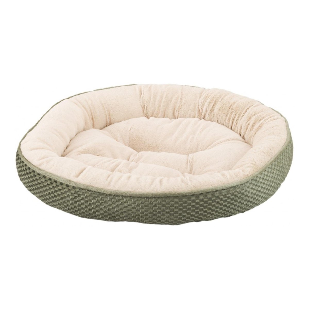 Ethical Pet Sleep Zone Checkerboard Napper 20" Sage - Pets Perfect