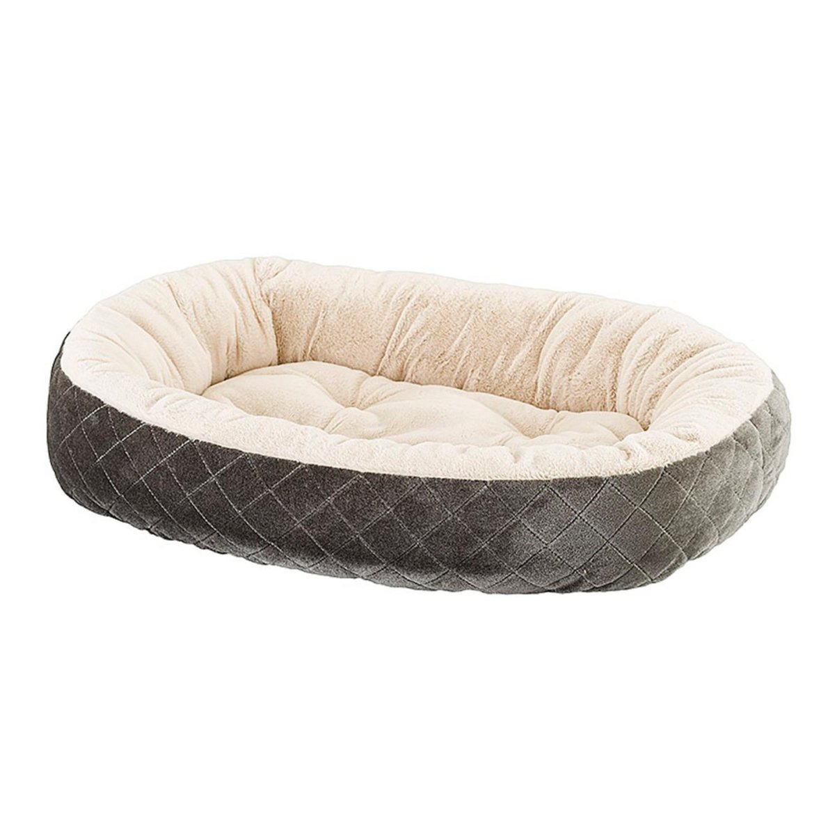 Ethical Pet Sleep Zone Checkerboard Napper 20" Chocolate - Pets Perfect