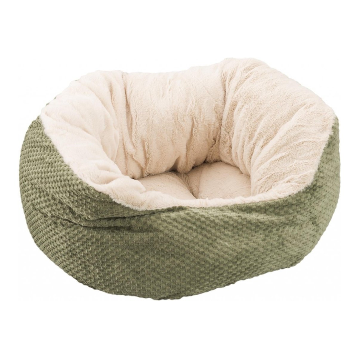 Ethical Pet Sleep Zone Checkerboard Napper 18"Sage - Pets Perfect
