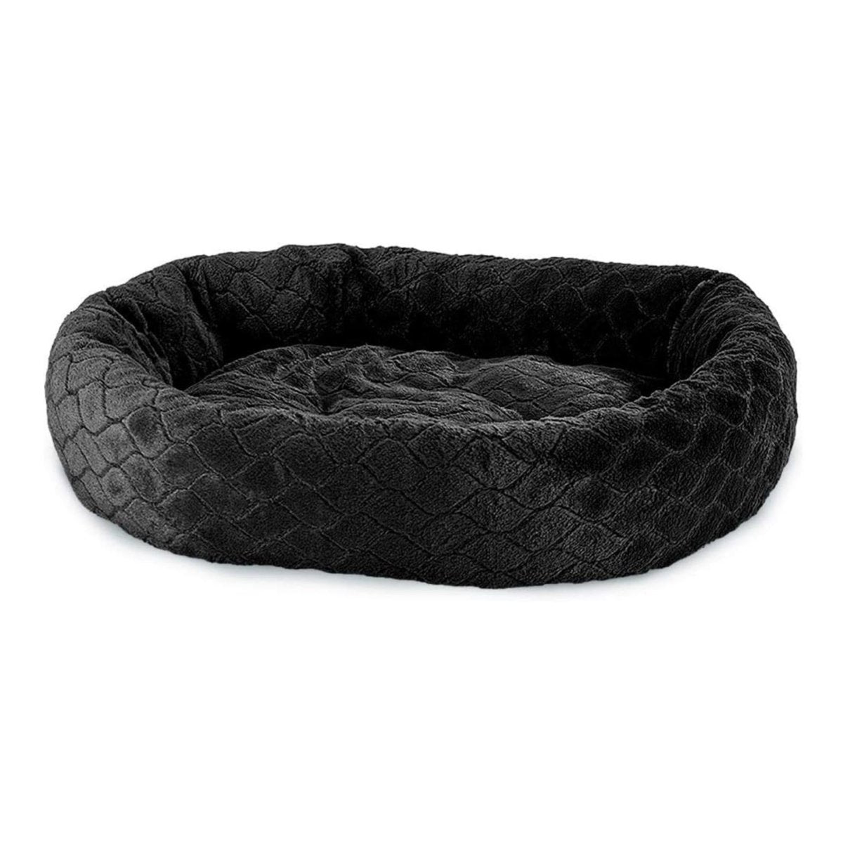 Ethical Pet Sleep Zone Diamond Cut Lounger 27" Black - Pets Perfect
