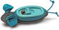 Doc and Phoebe The Hunting Snacker Cat Feeder Black - Blue 3.5in - Pets Perfect