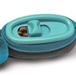 Doc and Phoebe The Hunting Snacker Cat Feeder Black - Blue 3.5in - Pets Perfect