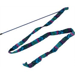 Spot Cat Prancer Fleece Frenzy Wand Cat Toy Assorted One Size - Pets Perfect