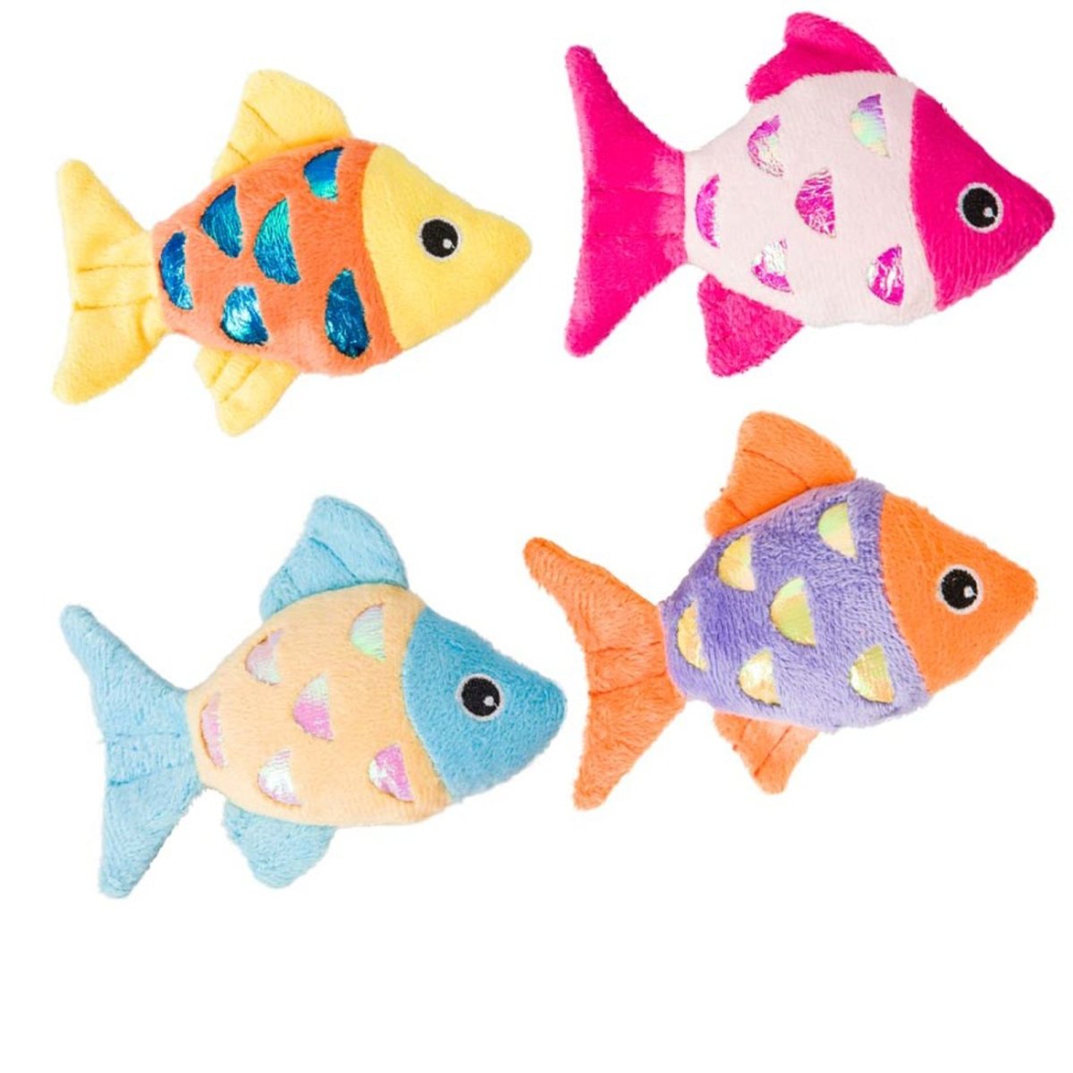 Spot Shimmer Glimmer Fish Catnip Toy Assorted - Pets Perfect