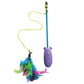 Spot Laser and Feather Teaser Wand Cat Toy Assorted 12 in - Pets Perfect
